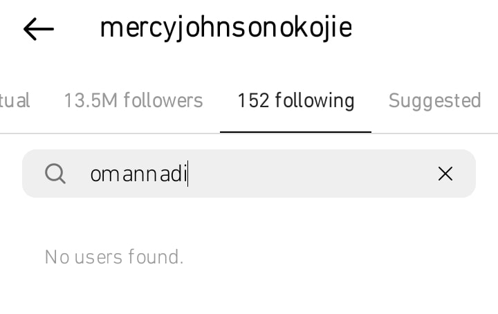 Mercy Johnson causes a stir as she unfollows colleagues