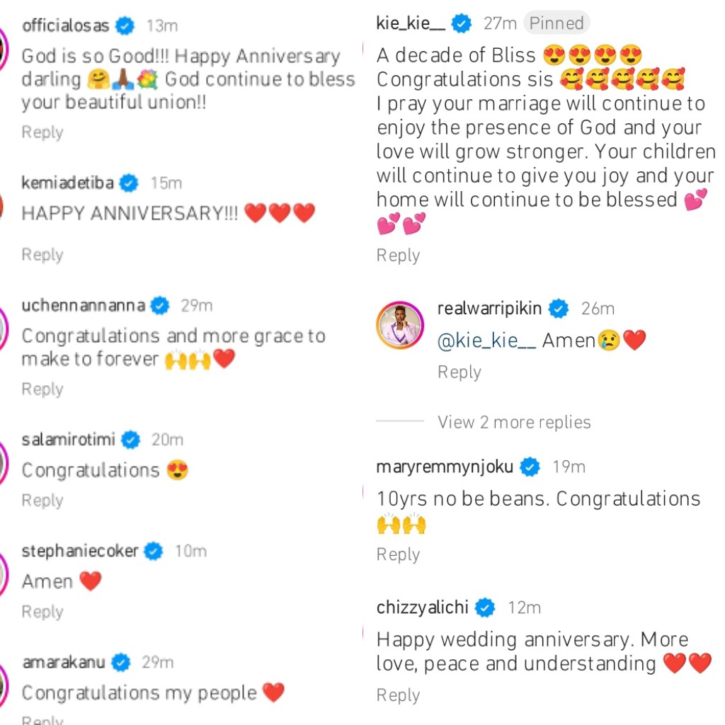 Reactions as Warri Pikin celebrates wedding anniversary 