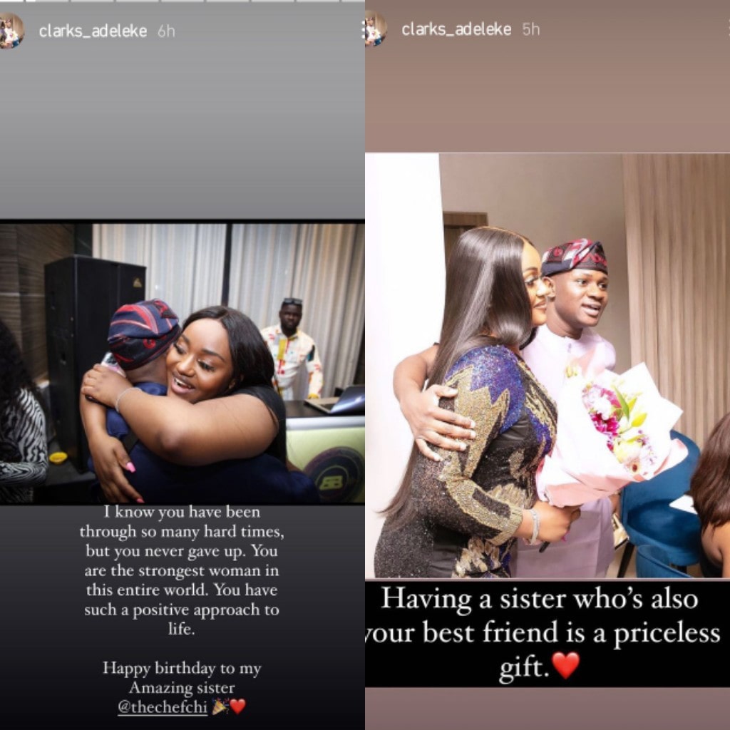 Clarks Adeleke celebrates Chioma Rowland's birthday